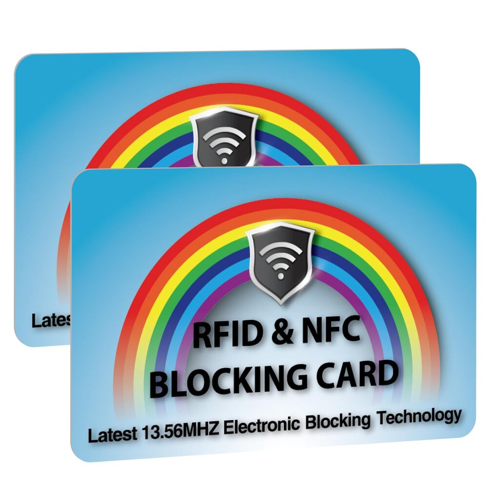 1578 2 PK RFID Blocking Cards Protect Your Entire Wallet, Purse, and Cards